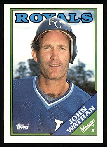 1988 Topps 534 John Wathan Kansas City Royals NM/MT Royals