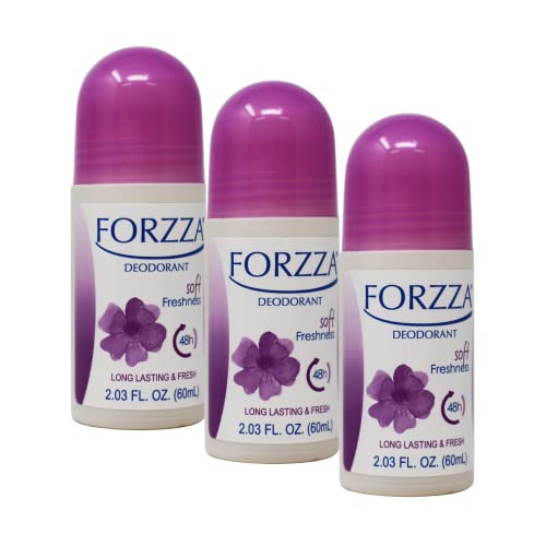 Freshness de desodorante para roll-on, com 3 2,03 oz cada, 3 garrafas de roll-on