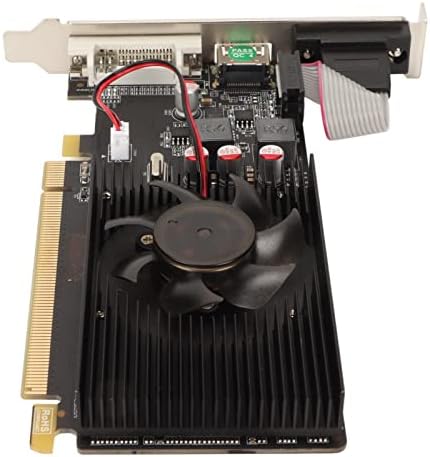 Placa gráfica Radeon HD6450, 64bits 3600MHz 2GB DDR3 Cartão gráfico, Atualização de cartão de vídeo em 4K Acessórios de computador HDML / DP / DVI, para desktop