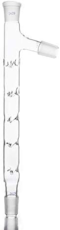 Mountain Men Laboratory, Tubo de fracionamento em forma de pico durável com plugue de filial, junta 24/29, L.100mm, coluna de fracionamento de Wechsler, Escritório de Educação de Laboratório fornece ciências, testes