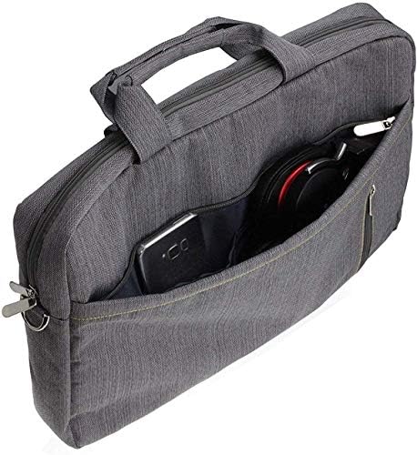 Navitech Gray Gray Premium Messenger Bag - Compatível com o ASUS 2019 CloudBook E203MA -FD017TS 11,6 polegadas HD Laptop