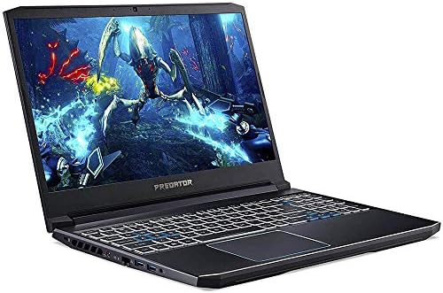 Acerador Acer Helios 300 Laptop para jogos PC, 15,6 Full HD 144Hz 3MS IPS Display, Intel I7-9750H, GeForce GTX 1660