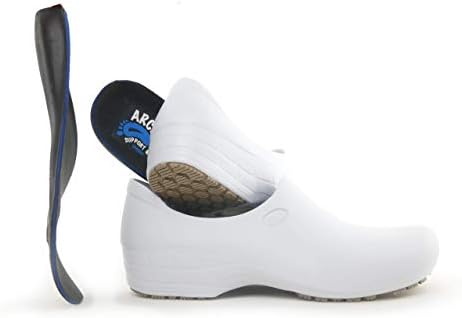 Sapatos de trabalho confortáveis ​​para mulheres - Suporte de arco Versão - Sapatos profissionais resistentes à prova d'água