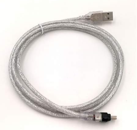 30pcs USB macho para firewire IEEE 1394 4 PIN CABELA MASCO CABELO DV CAMANA DE OUT 1,2M