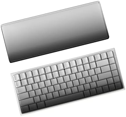 Yunzii KC68 Hot Swappable Mechanical Keyboard, Gradiente Clear Acrílico Teclado do Teclado Protetor