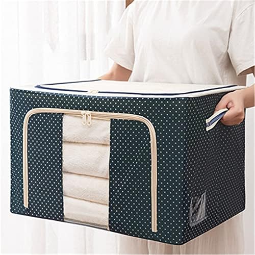 Teerwere Capacity Roupas Sagror Storage Organizer com Zips lideles de tecido espesso Bolsa de armazenamento dobrável