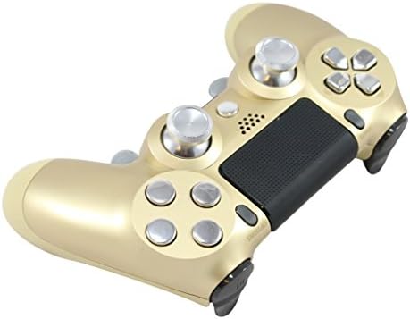 PS4 Elite Controller Ajustável Rasas, Prata de Ouro/Chrome, Mod Mestre GM, paradas de gatilho, Controlador Modded Rapid Fire, Drop