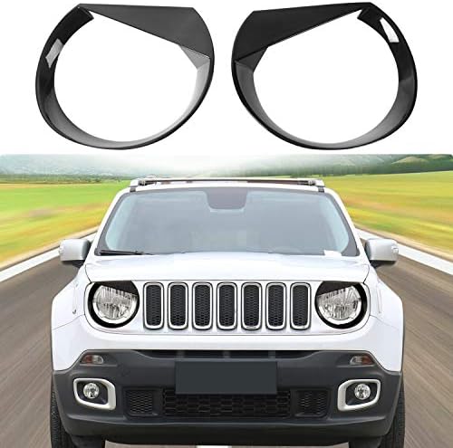 Angry Bird Front Headlight Meecela Tampa de acabamento para Jeep Renegade 2015 2017 2018