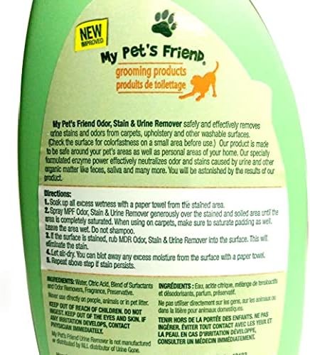 2 PC PET Odor Removedor Spray Eliminador de cachorro Cat mancha urina tapete de tapete não tóxico