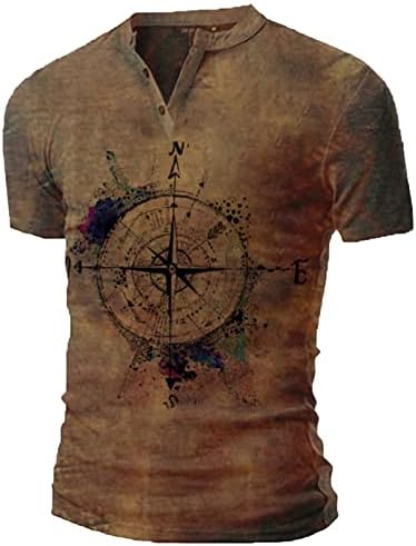 Mens gráfico de camisetas runas imprimir camisetas engraçadas para homens verão vintage henley tshirts tops retro atléticos