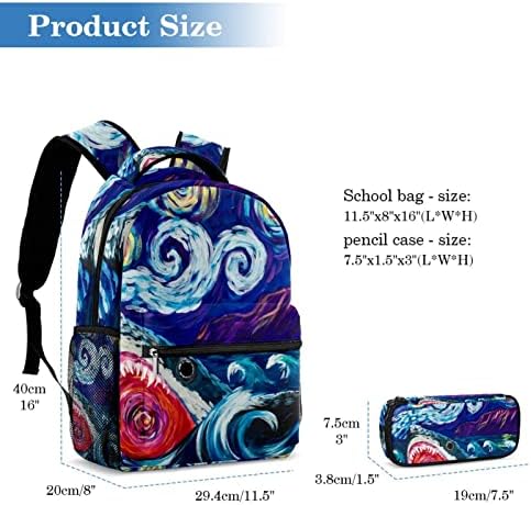 Tbouobt Travel Mackpack Conjunto de mochila casual de laptop leve para homens, padrão de basquete abstrato