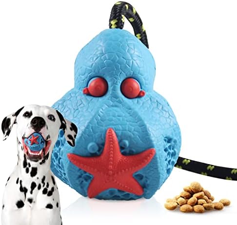 Mondotoy Tough Dog Toys para mastigadores agressivos, brinquedos interativos indestrutíveis para cães médios grandes, brinquedos de