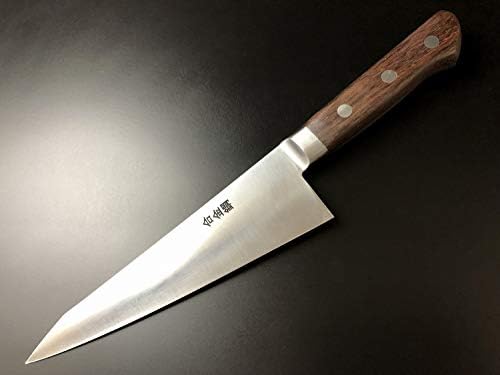 Aritsugu aço carbono Japanese Boning Chef Faca Garasuki 180 mm 7,08 Nome gravado