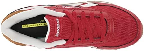 Reebok unissex Rewind Run Sneaker, Flash Red/Wild Brown/White, 9 EUA homens