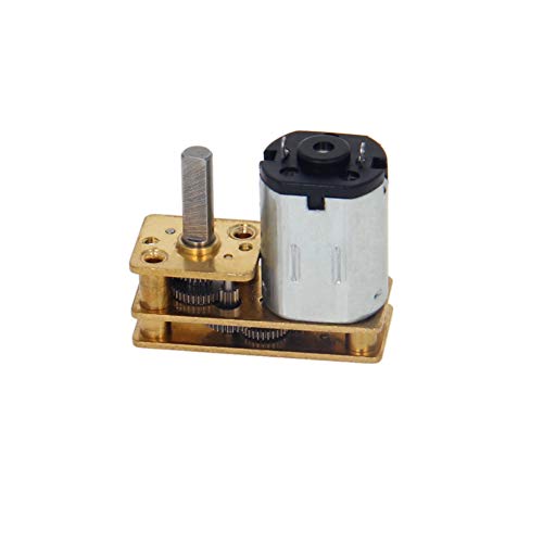 Bettomshin Mini Gear Motor 24gm-N20 DC 3V 60rpm Motor de engrenagem do tipo U Tipo de inversão Redução de velocidade da caixa de engrenagem Motor da caixa de engrenagem