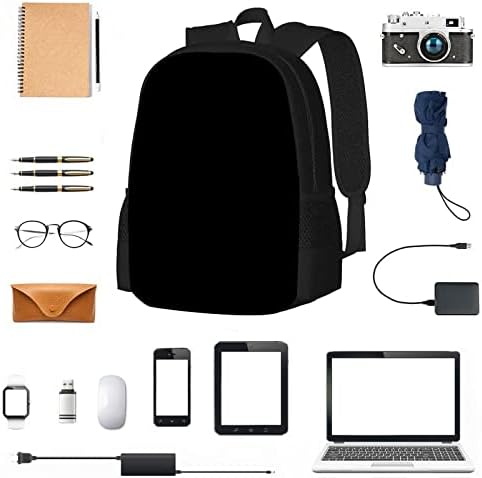 AOKKUZM UNISSISEX Backpack Anime Bag Laptop Laptop Backpack Case de lápis de 16,5 polegadas 3D Daypacks para adolescentes jovens -4
