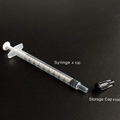 Bstean 1ml 1cc seringa com ponta de deslizamento Luer, sem agulha, não estéril