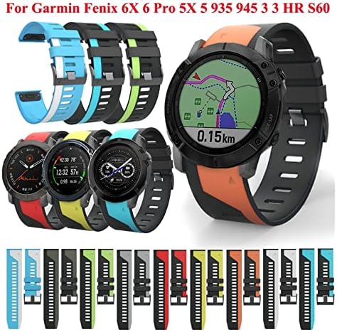 Svapo 26 22mm REAÇÃO RAPACIMENTO RELAÇÃO Strap para Garmin Fenix ​​6x 6 Pro Watch EasyFit Strap Strap para Garmin