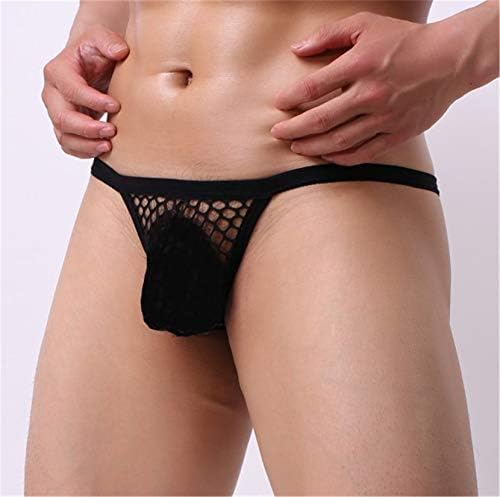 Andongnywell 3 pacote calças de roupas íntimas sexy masculinas