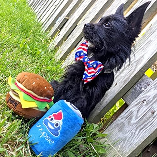 H&K para cães Power Pluxh | Poopsie cola | Brinquedo de cachorro engraçado | Brinquedo de cachorro com Squeaker | Presente