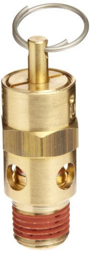 Dispositivos de controle - ST25-1A200 ST Série Brass ASME Safety Valve, 200 psi Pressão, 1/4 masculino NPT masculino