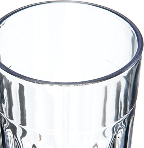 Carlisle Foodservice Products 110407 Bistro Tumbler, 4 oz, Clear, plástico
