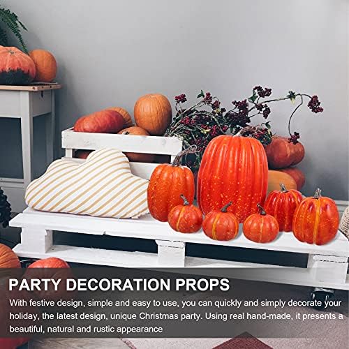 Decorações domésticas de Halloween do Partykindom, 7pcs Halloween Modelo de abóbora de Halloween decoração de halloween adereços de abóbora decorativos