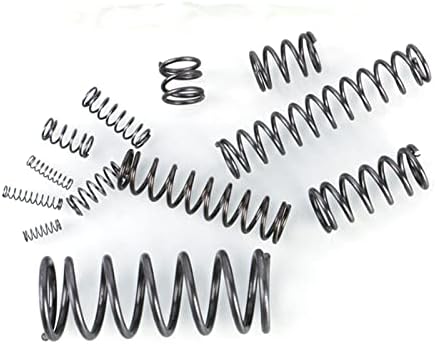 As molas de compressão são adequadas para a maioria dos reparos i compressão do rotor da mola de mola retorno do fio da mola diâmetro de 0,9 mm, diâmetro externo 6 mm)