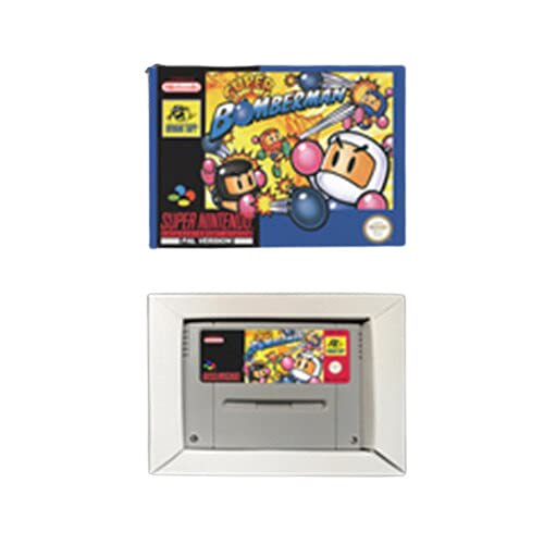 Devone Super Bomberman Eur Version Ação Cartão de jogo com caixa de varejo