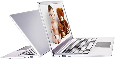 GoldenGulf Portable 12,5 HD Laptop Computador 6 GB ROM 64 GB Windows 10 Preinstalado Intel Quad Core Netbook Thin &