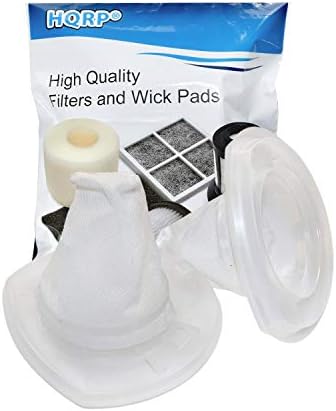 Bolsa de filtro HQRP 2-Pack compatível com preto e decker bdh1220av bdh2010lp dustbuster hand Vac, parte 90558113 VF110 Substituição