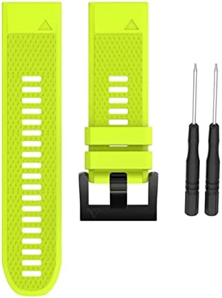 Nanwn 26 22 22mm de faixa de vigilância para Garmin Fenix ​​7x 7 7s Assista Quick Release Silicone EasyFit Strap Strap