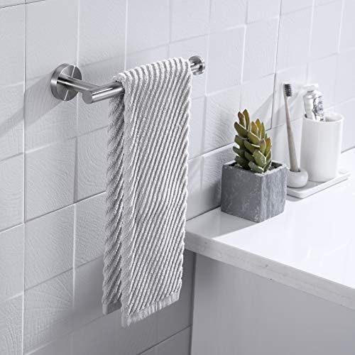 Towel de mão preta Fretech ， Toalha de toalha de mão Matte Toalha de mão preta de mão 9 polegadas Banheiro estável e durável