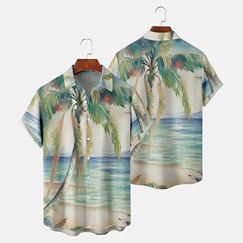 Camisas retrô mas camisa havaiana masculina camisa moderna para roupas de basquete masculino Button Up camisetas impressas havaianas