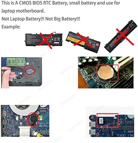 BZBYCZH CMOS RTC Battery Compatível para ASUS G51J CMOS BIOS RTC Bateria