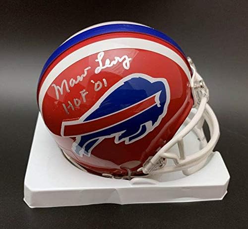 Marv Levy Coach assinou Buffalo Bills Mini Capace