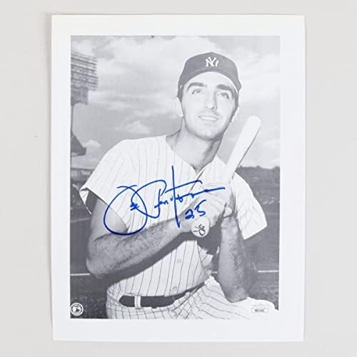 Joe Pepitone Photo assinado 8 × 10 Yankees - CoA JSA - Fotos autografadas da MLB