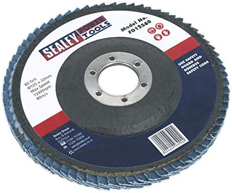 Seley FD12560 FLAP DISC Zircônio Ø125mm 22mm Bore 60Grit