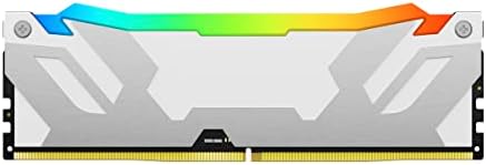 Kingston Fury Renegade White RGB 64GB 6000MT/S CL32 DDR5 DIMM | Sincronização infravermelha | Fury Ctrl Software | Overclocking | Intel