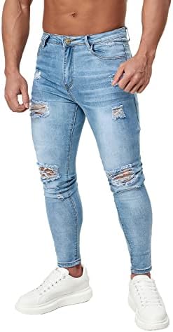 Jeans magros de jeans magros de Hungson Men