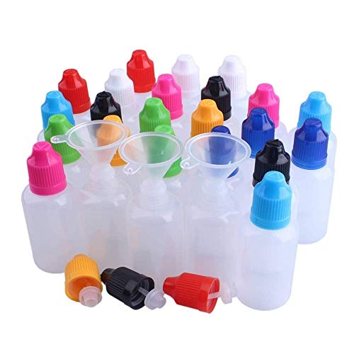 Nanshine 10pcs 50ml ldpe plástico líquido água líquido ponta giration breathable garrafas vazias do colírio para crianças
