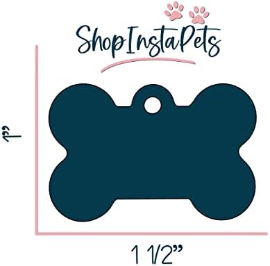 udesignusa camuflagem de dupla face Tags de cães para cães personalizadas com 4 linhas de texto