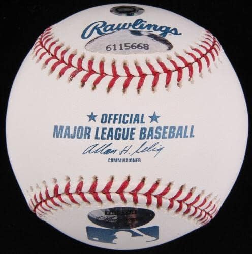 Eric Duncan autografou Bud Selig Oml Baseball com Holograma MLB Yankees Marlins - Bolalls autografados