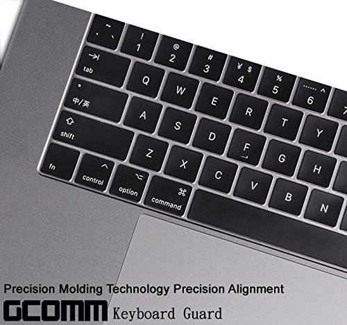Capa do teclado transparente do GComm Ultra Fin para o MacBook Pro sem barra de toque 13 Modelo A1708