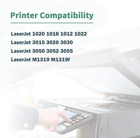 Cartuchos de toner compatíveis com ziprint substituição para HP 12A Q2612A para HP LaserJet 1010 1020 1012 1022 1022N 3015 3055 1018