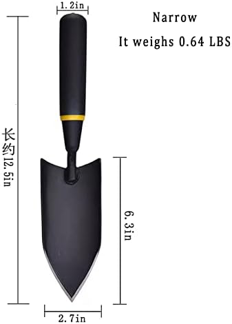 Garden Trowel Pesava de serviço, não facilmente quebrado e dobrado com a capa de pá