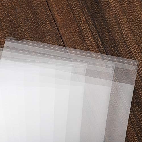 100 PCs Clear 8 x 10 Self -Seal Celofano Bolsas de Celofane