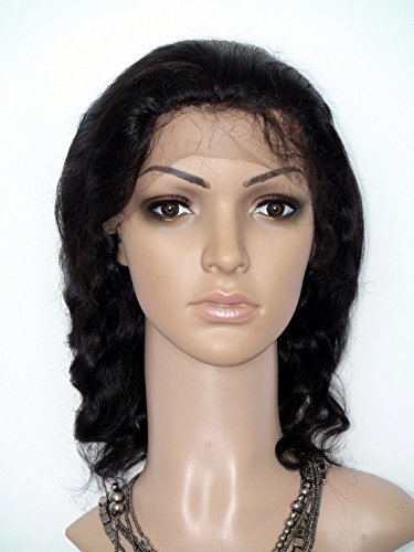 Peruca frontal de renda de 22 barato com cabelos bebês peruca humana para mulher negra de renda longa peruca brasileira Remy Human