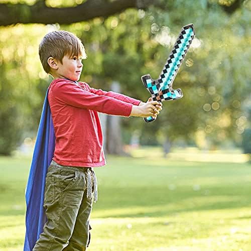 Brinquedos infláveis ​​armas infláveis ​​explodirem o machado de espada Axe Pixel Party Favors for Kids