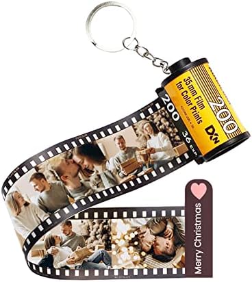 Film Roll Keychain Keychain Personalizado com Picture Camera Memory Reel Keychain Álbum de fotos Presentes personalizados para o